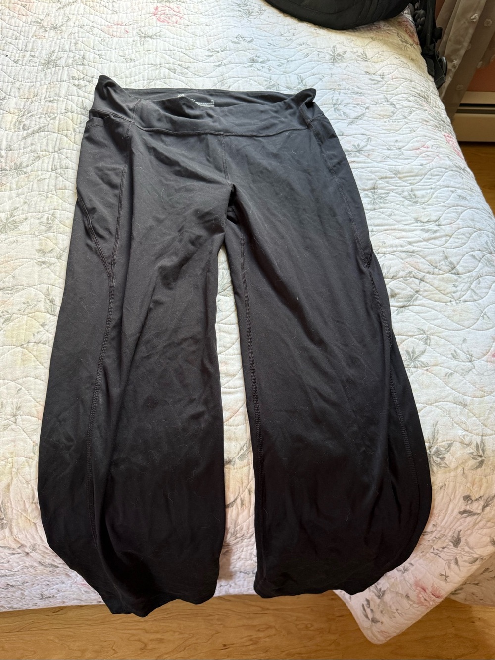 all in motion Black Wide-Leg Workout Pants